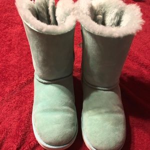 Ugg Bailey Bow Tiffany Blue Boots